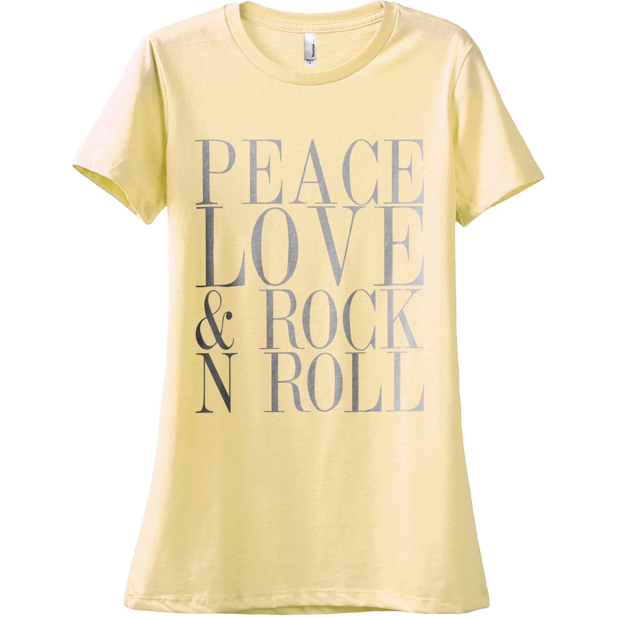 Peace Love And Rock n Roll - thread tank | Stories you can wear.