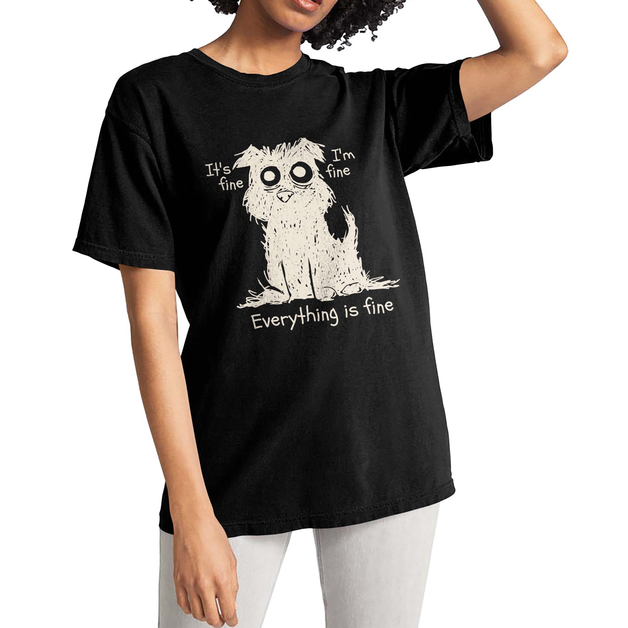 Stressed Out Dog Garment-Dyed Tee - Stories You Can Wear