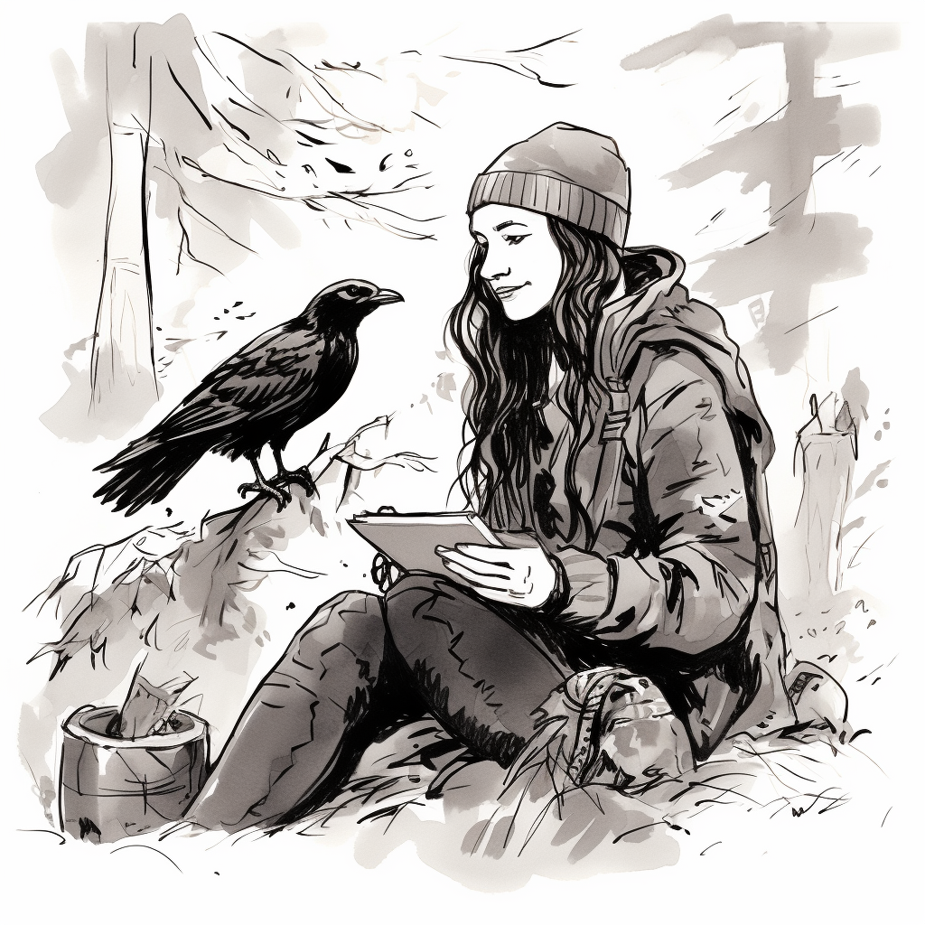 A Story of Military Moves and Literary Love: Raven's Tale of Belonging...and this is the story she wears