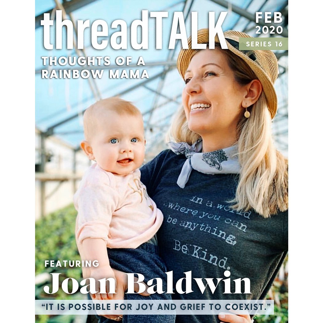 threadTALK Blog Series 16: Thoughts of a Rainbow Mama with Joan Baldwin - Stories You Can Wear