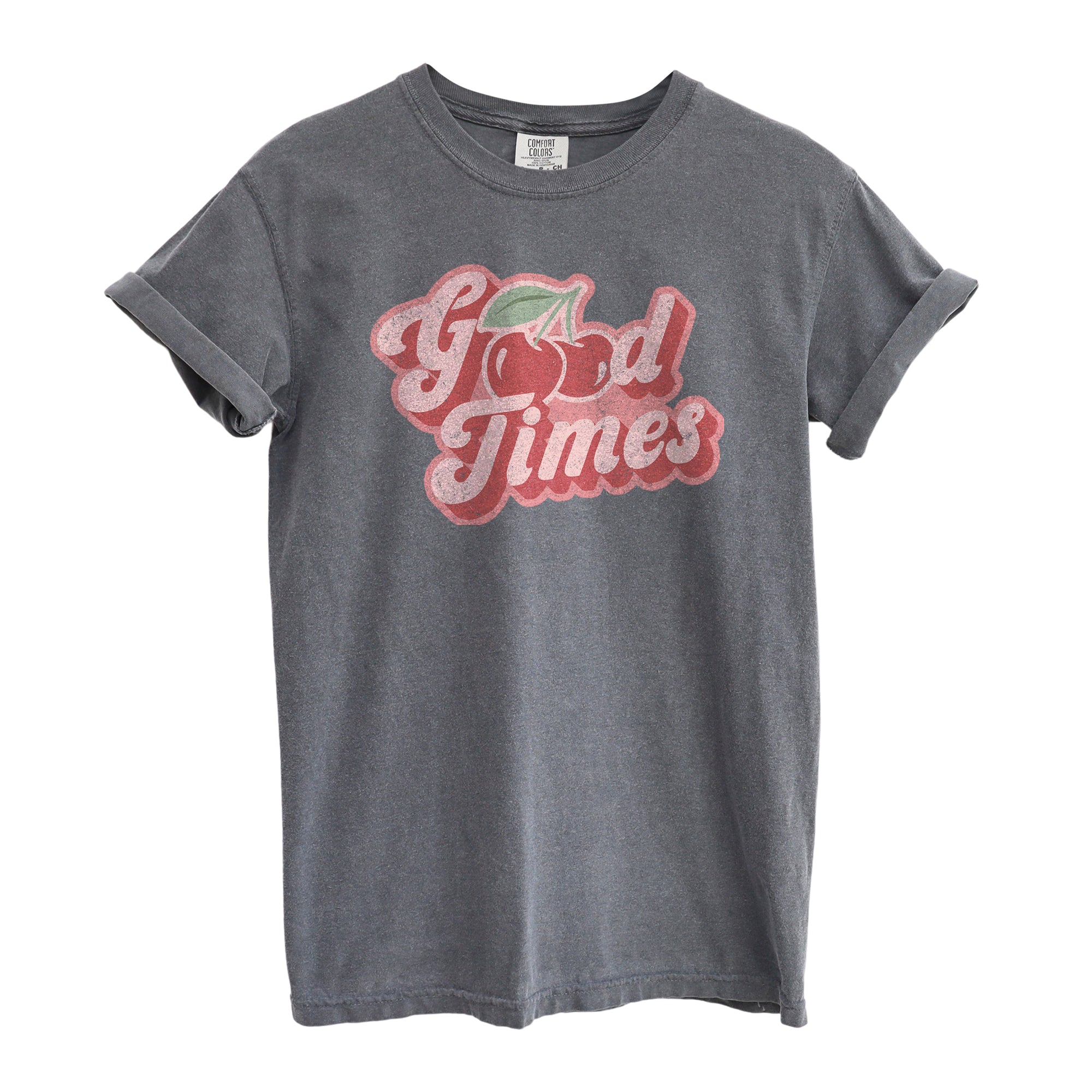Good Times Oversized Shirt Garment-Dyed Graphic Tee