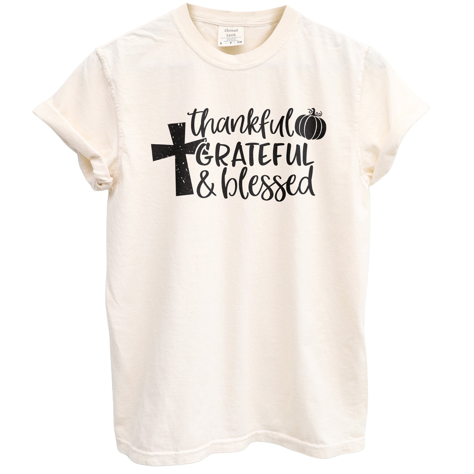 Blessed Oversized Shirt Garment-Dyed Graphic Tee