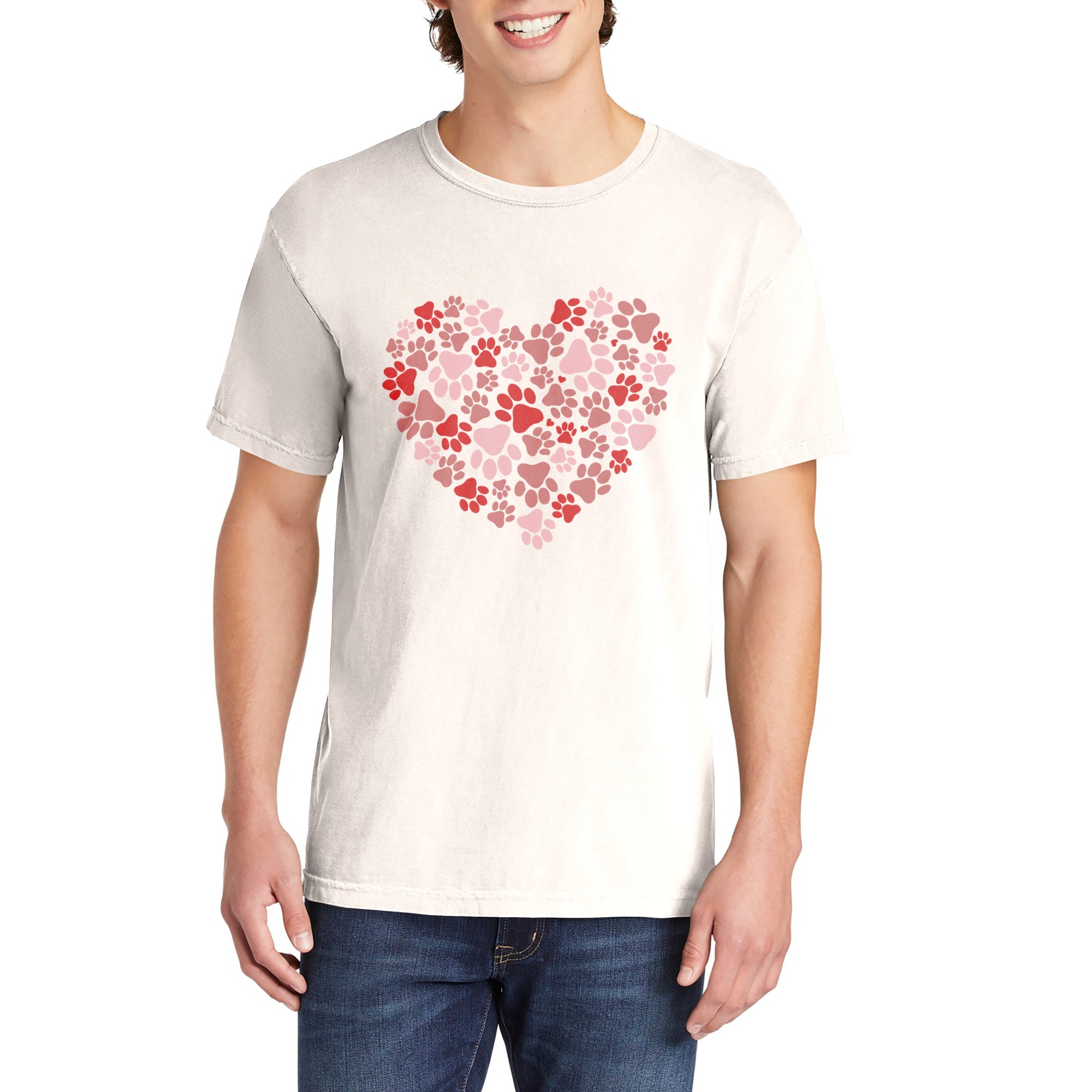 Animal Heart Shirt Garment-Dyed Tee