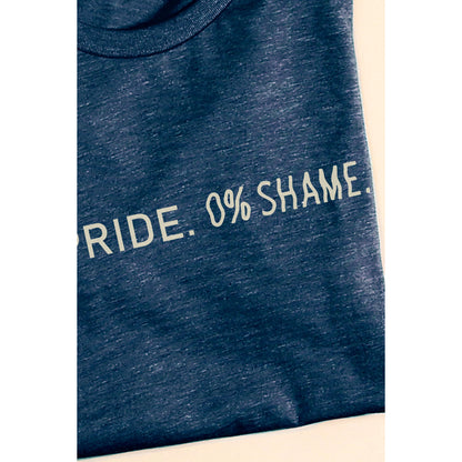 100% Pride 0% Shame - thread tank | Stories you can wear.