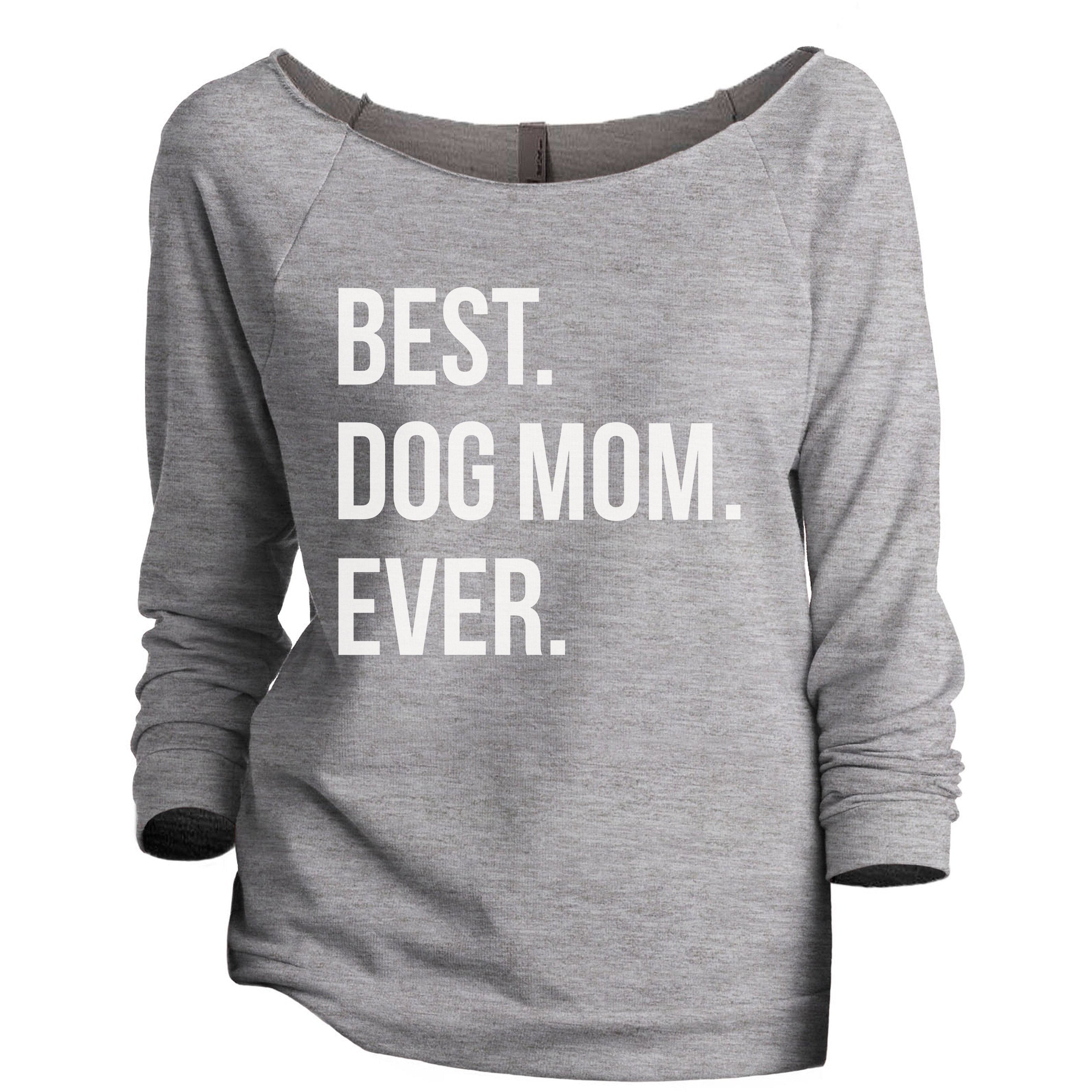 Women's dog mom paw print online sweatshirt