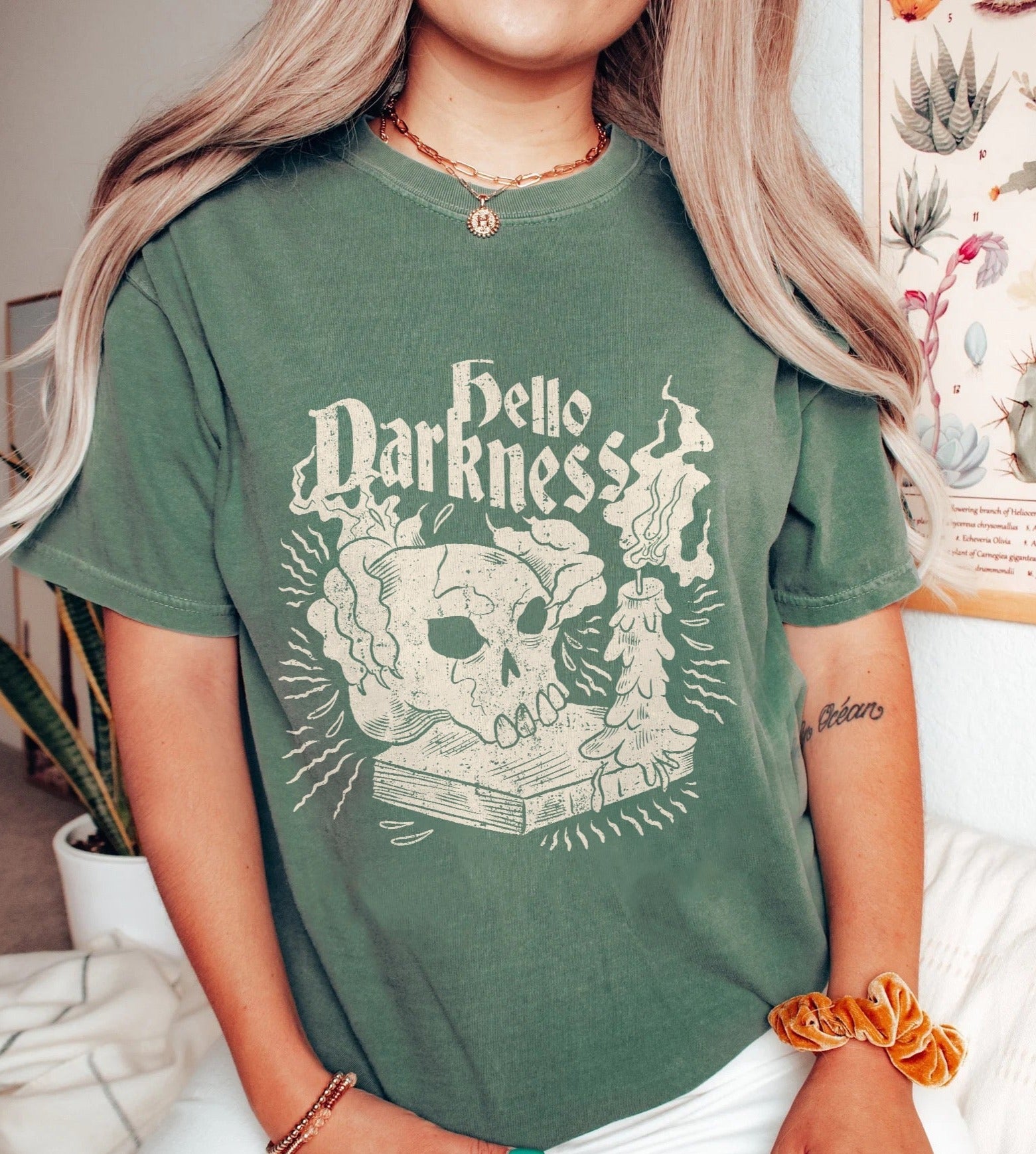 Book Dark Magic Garment-Dyed Tee - Stories You Can Wear