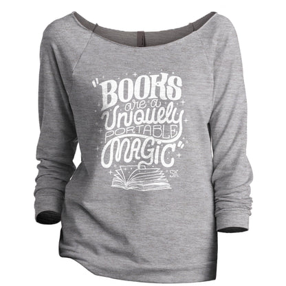 Books Are A Uniquely Portable Magic - threadtank | stories you can wear