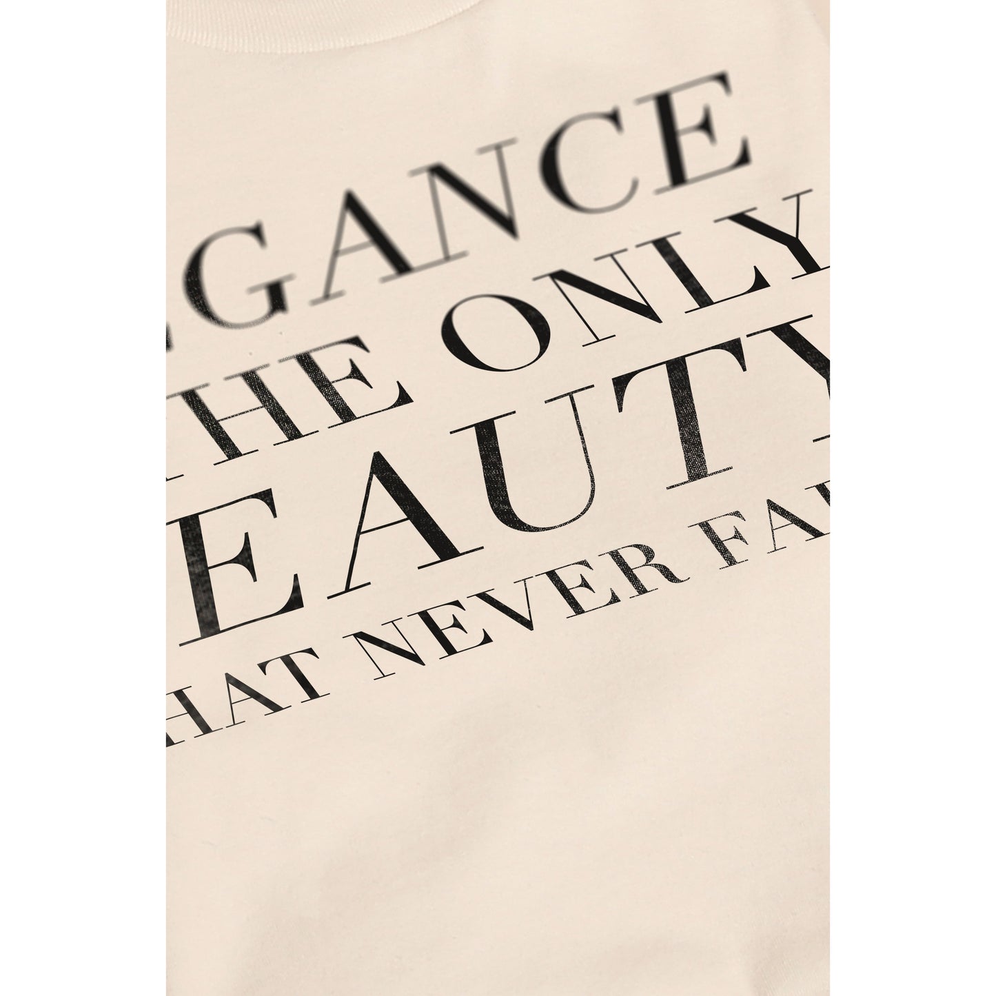 Elegance Is The only Beauty That Never Fades - Stories You Can Wear by Thread Tank