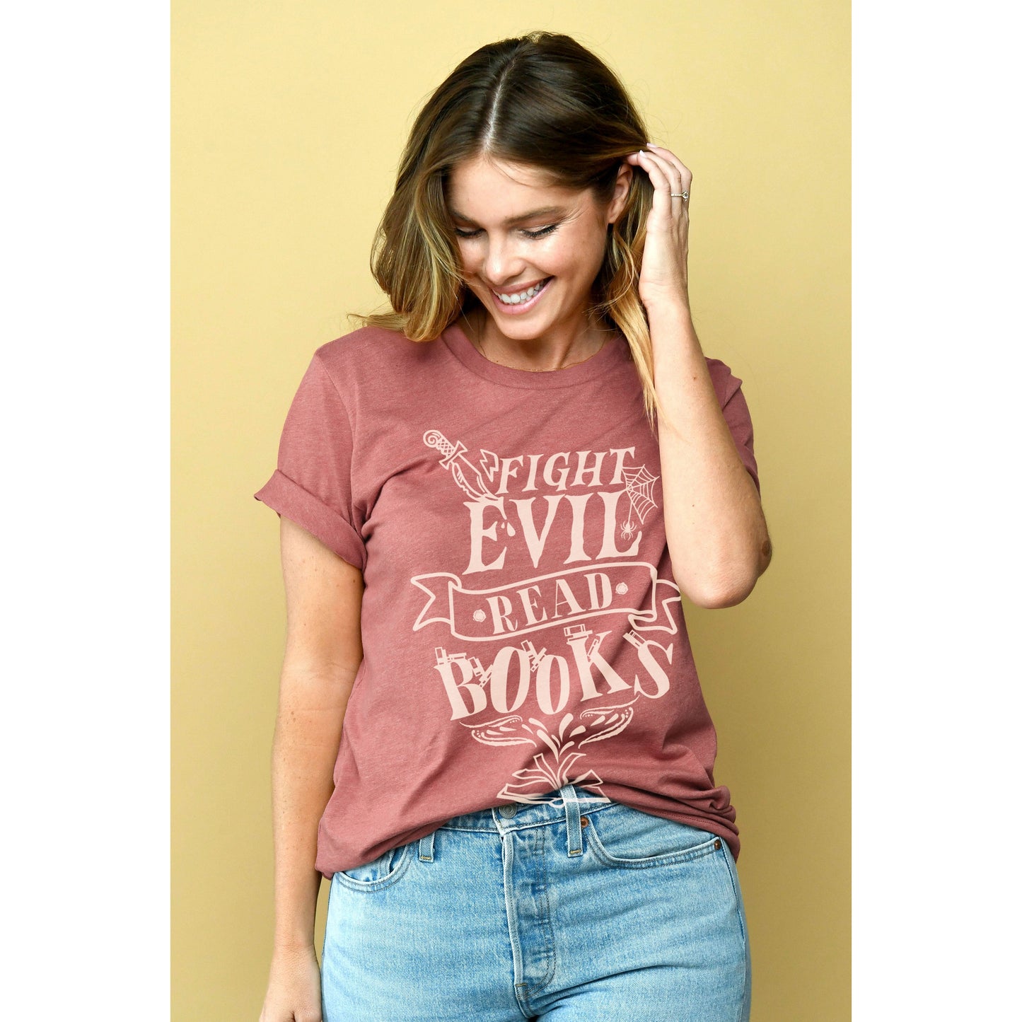 Fight Evil Read Books - threadtank | stories you can wear