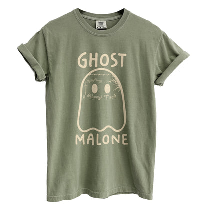 Ghost Malone Garment-Dyed Tee - Stories You Can Wear