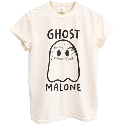 Ghost Malone Garment-Dyed Tee - Stories You Can Wear