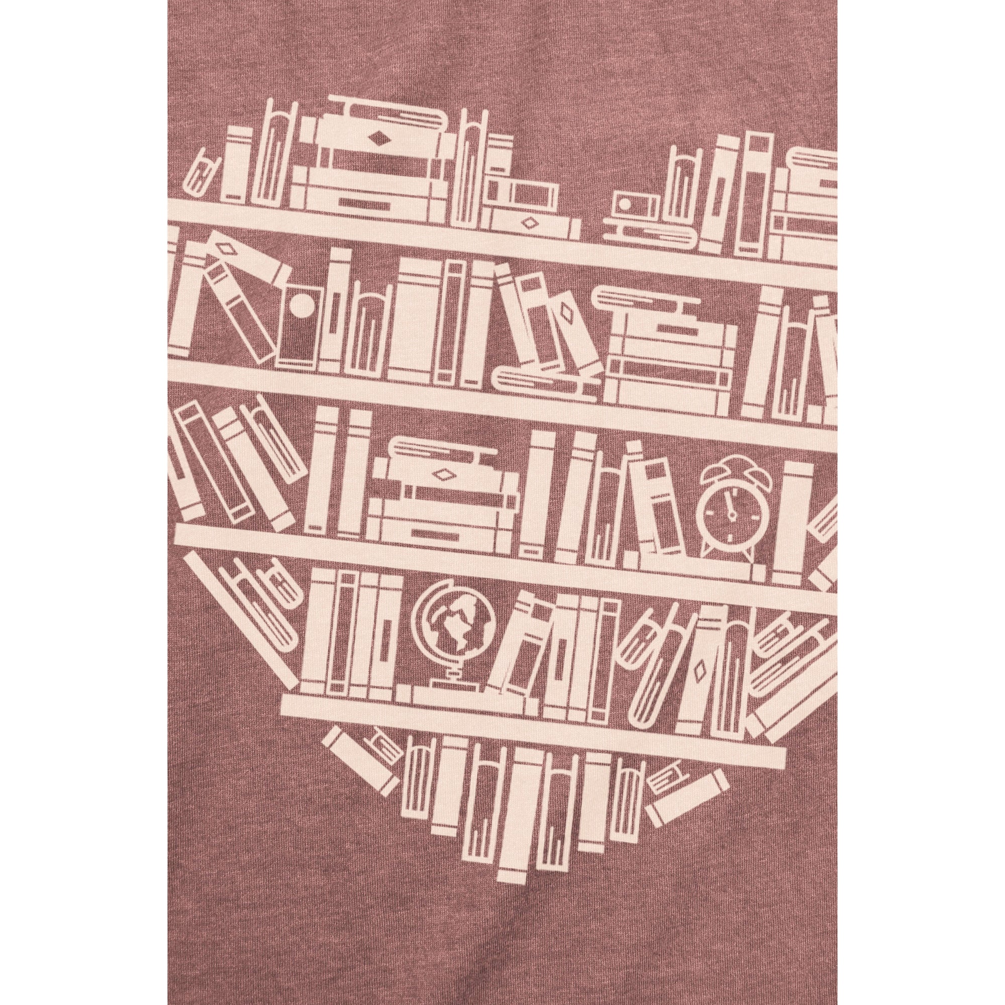 Heart Shaped Bookshelf - threadtank | stories you can wear