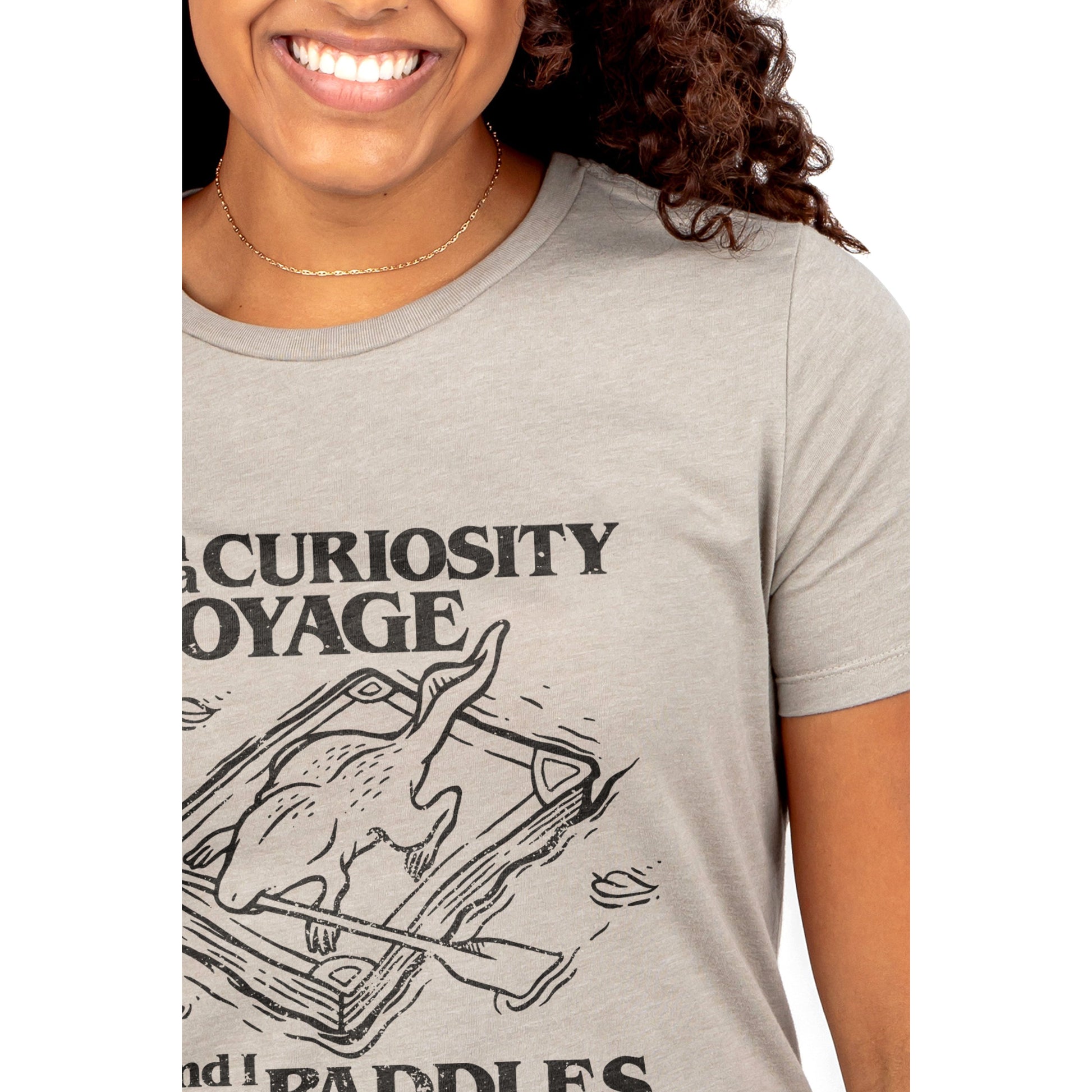 I Am On A Curiosity Voyage And I Need My Paddles To Travel - thread tank | Stories you can wear.