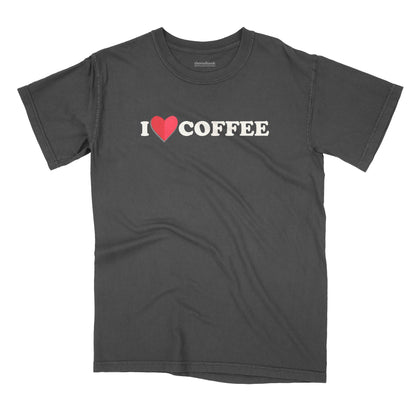 I Heart Coffee Garment-Dyed Tee - Stories You Can Wear