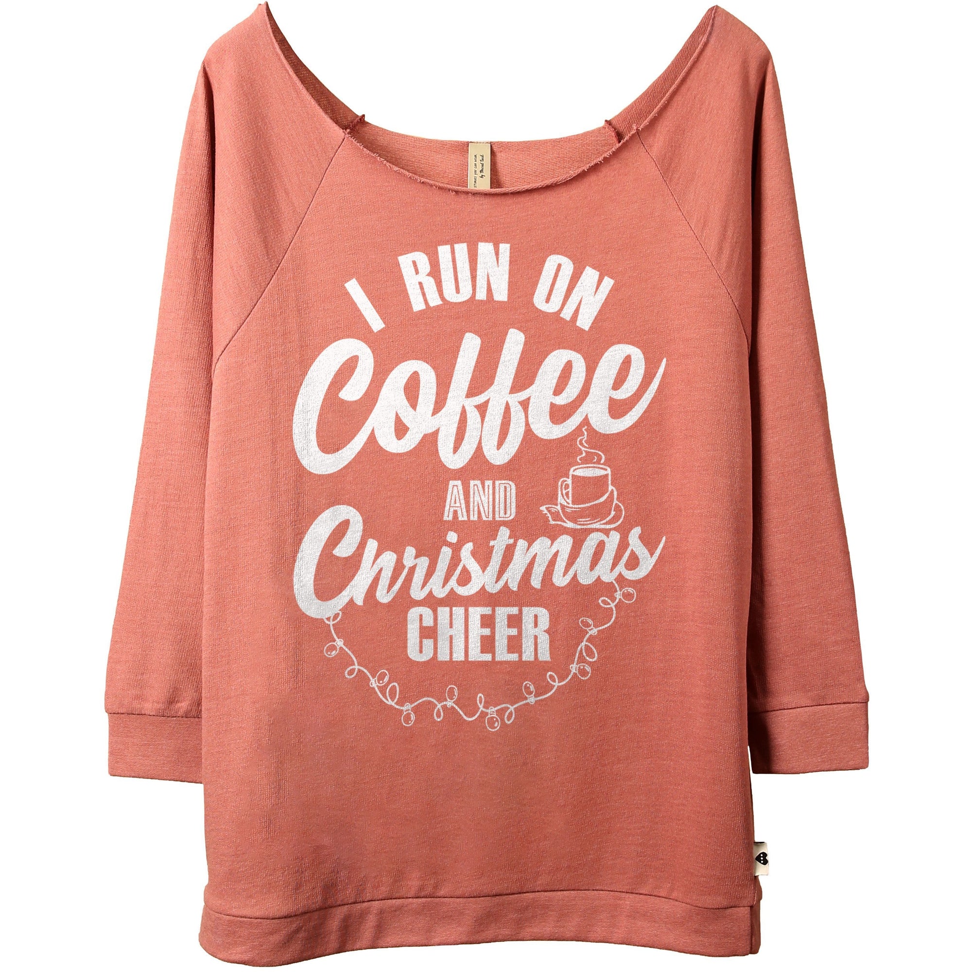 I Run On Coffee and Christmas Cheer - threadtank | stories you can wear