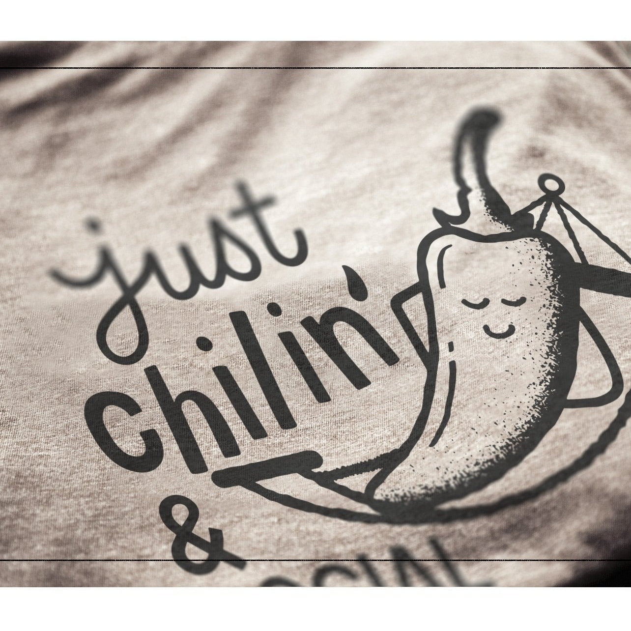 Just Chilin And Social Distancin - Stories You Can Wear by Thread Tank
