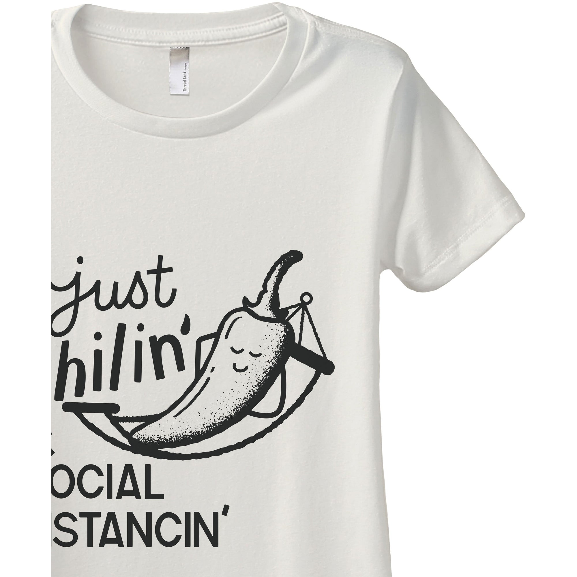 Just Chilin' And Social Distancin' - Stories You Can Wear by Thread Tank