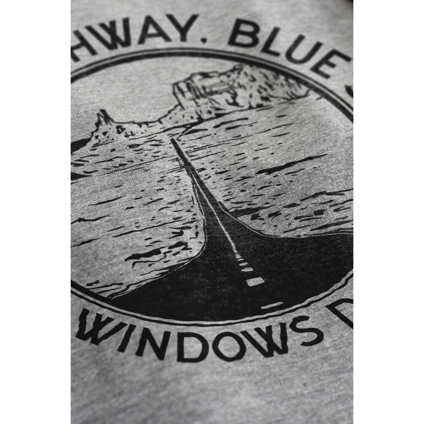 Just The Highway, The Blue Skies, Windows Down - thread tank | Stories you can wear.