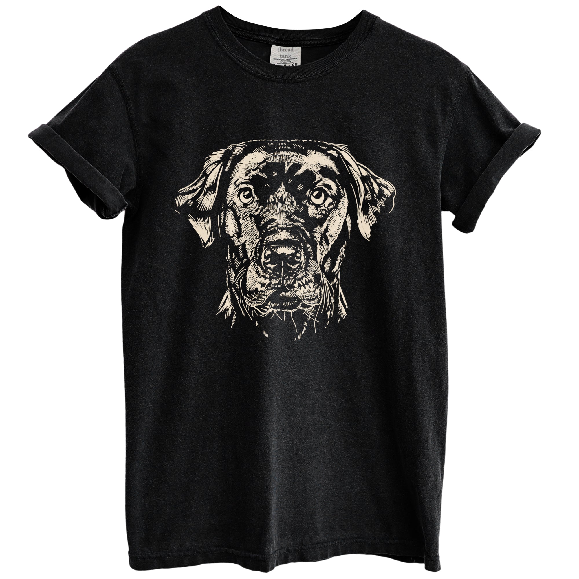 Labrador Retriever Dog Sketch Garment-Dyed Tee - Stories You Can Wear