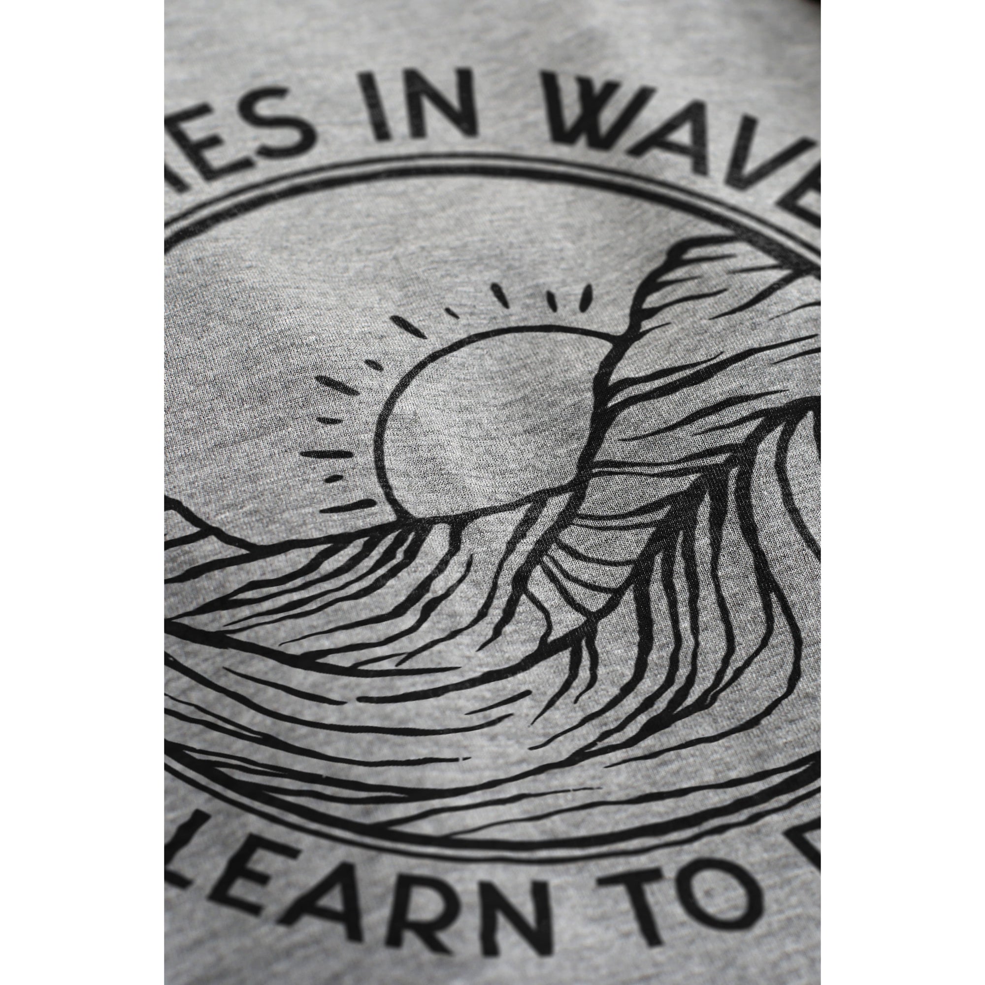 Life Comes In Waves - Learn To Ride It - thread tank | Stories you can wear.