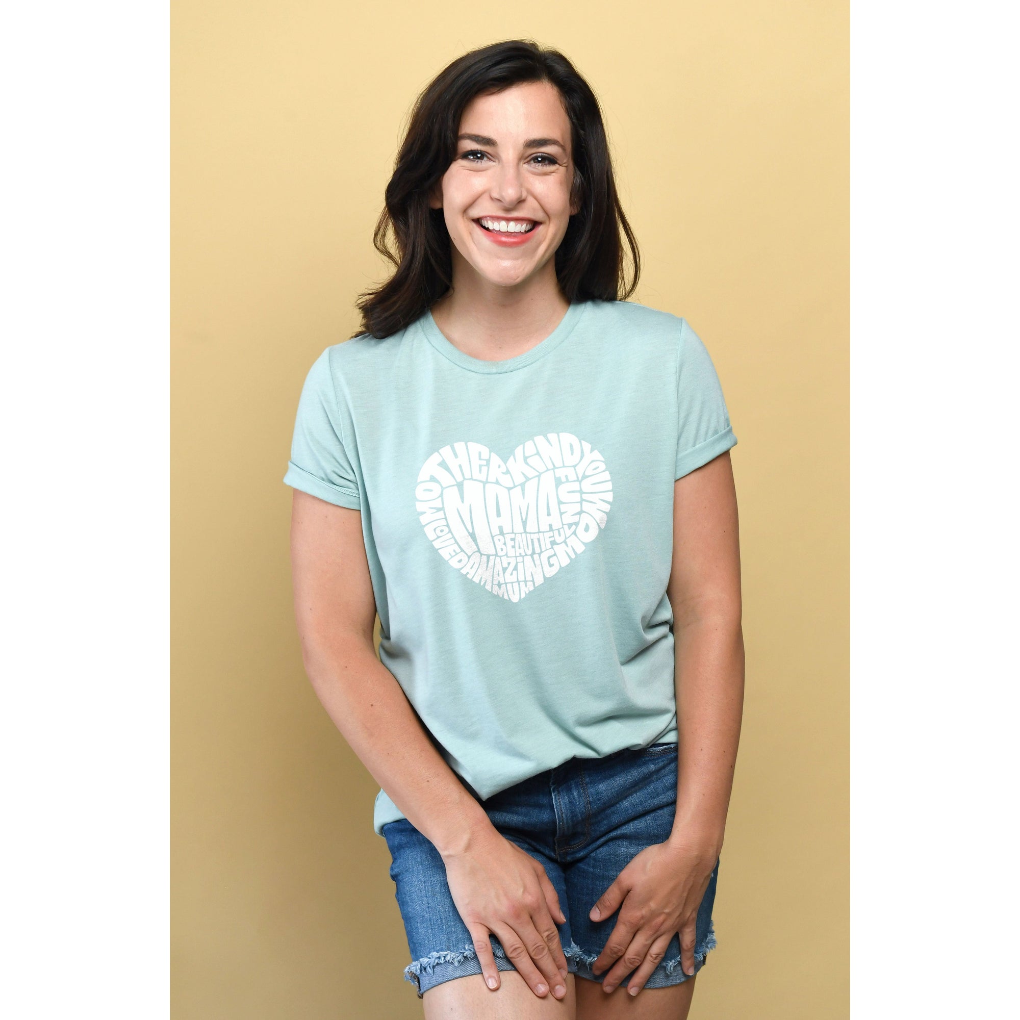 Mama Heart Letters - threadtank | stories you can wear