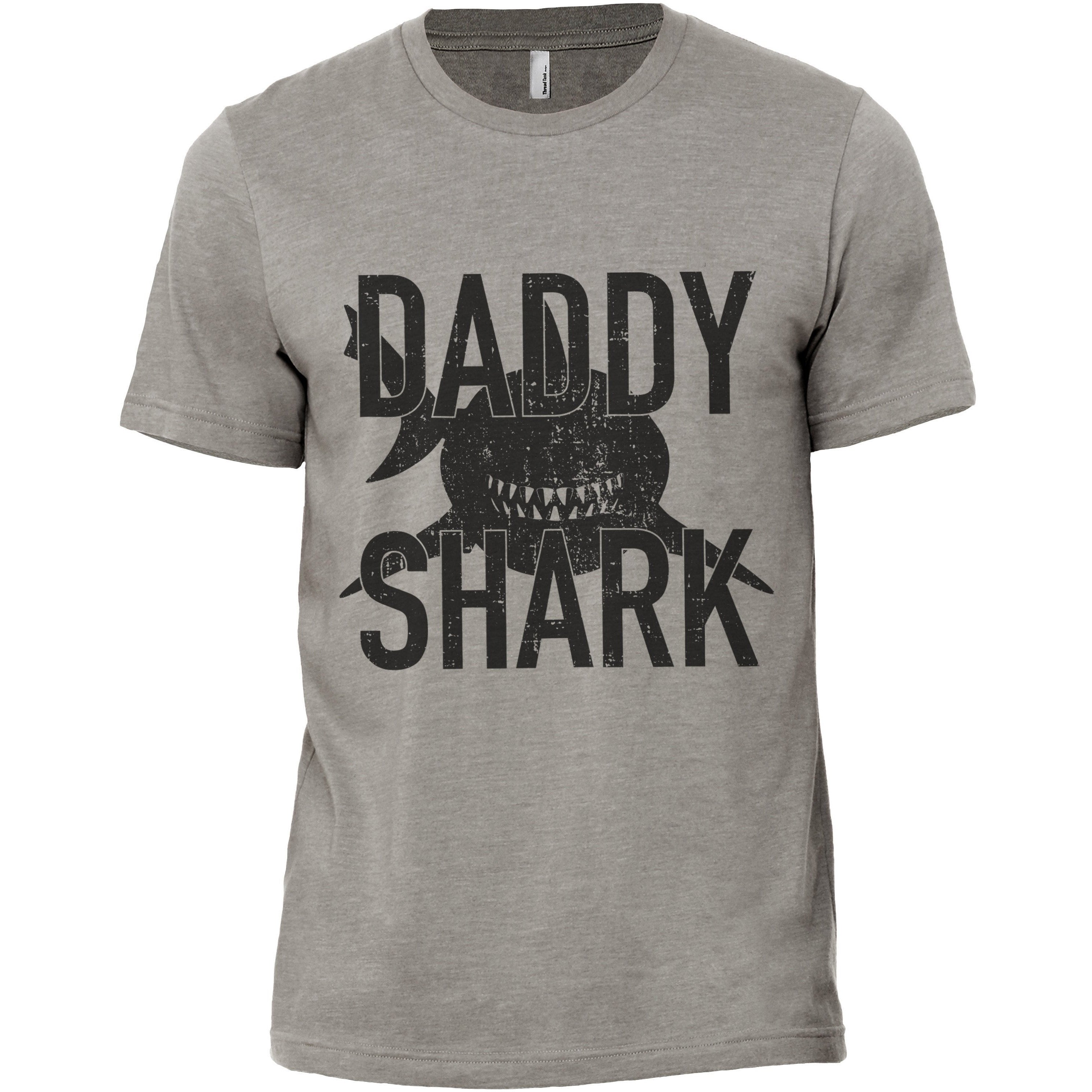 Daddy Shark Printed Graphic Men s Crew T shirt Tee