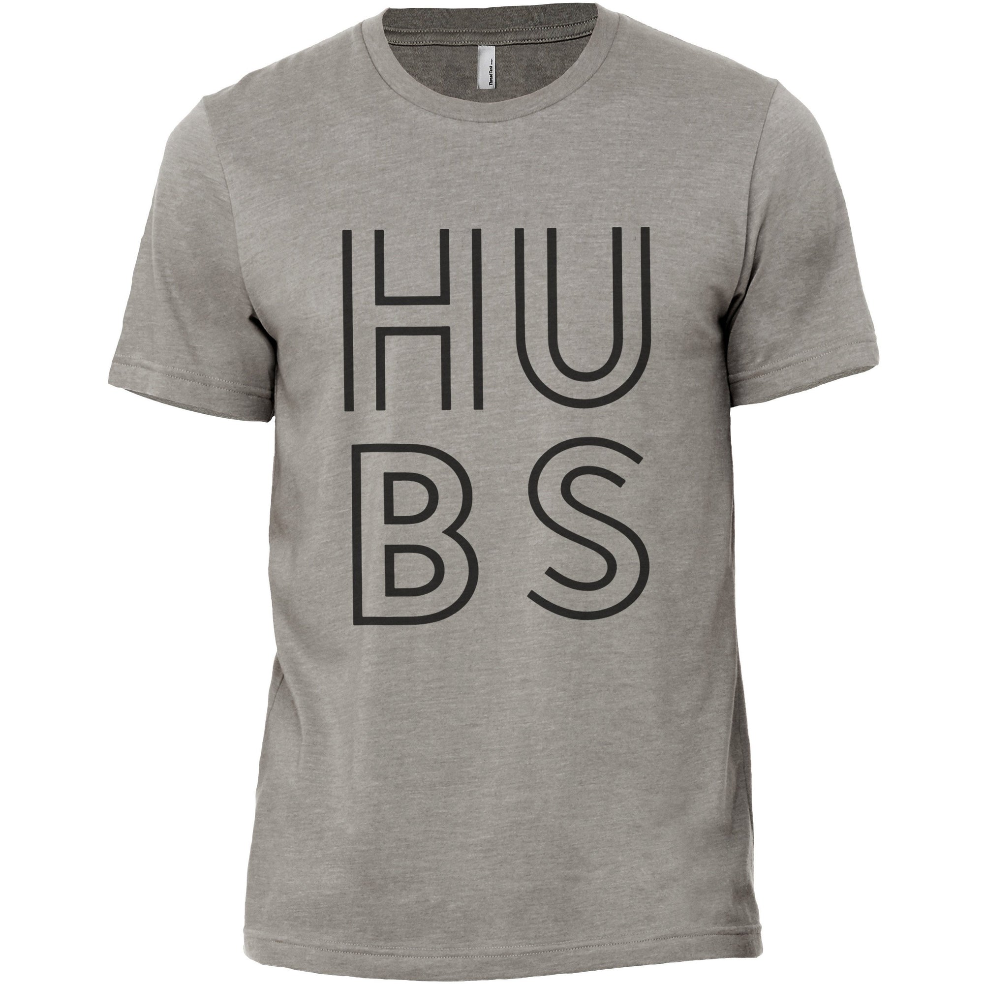 Hubs Minimalistic Design Military Grey Printed Graphic Men's Crew T-Shirt Tee