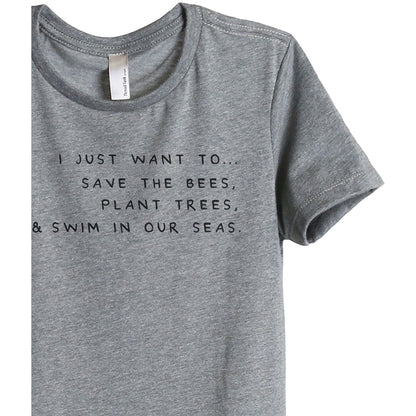 Save The Bees Plant Trees - Stories You Can Wear