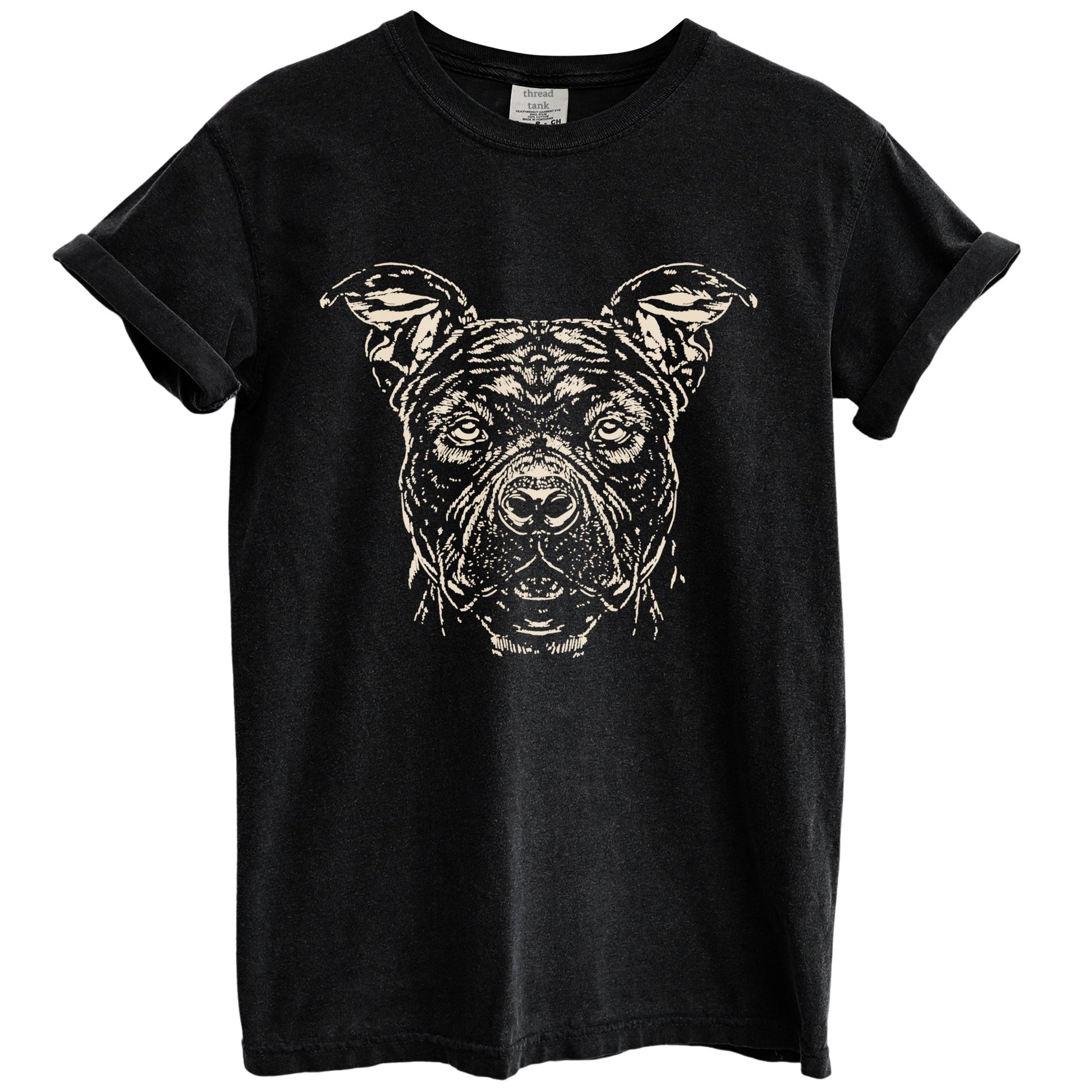 Staffordshire Dog Sketch Garment-Dyed Tee - Stories You Can Wear