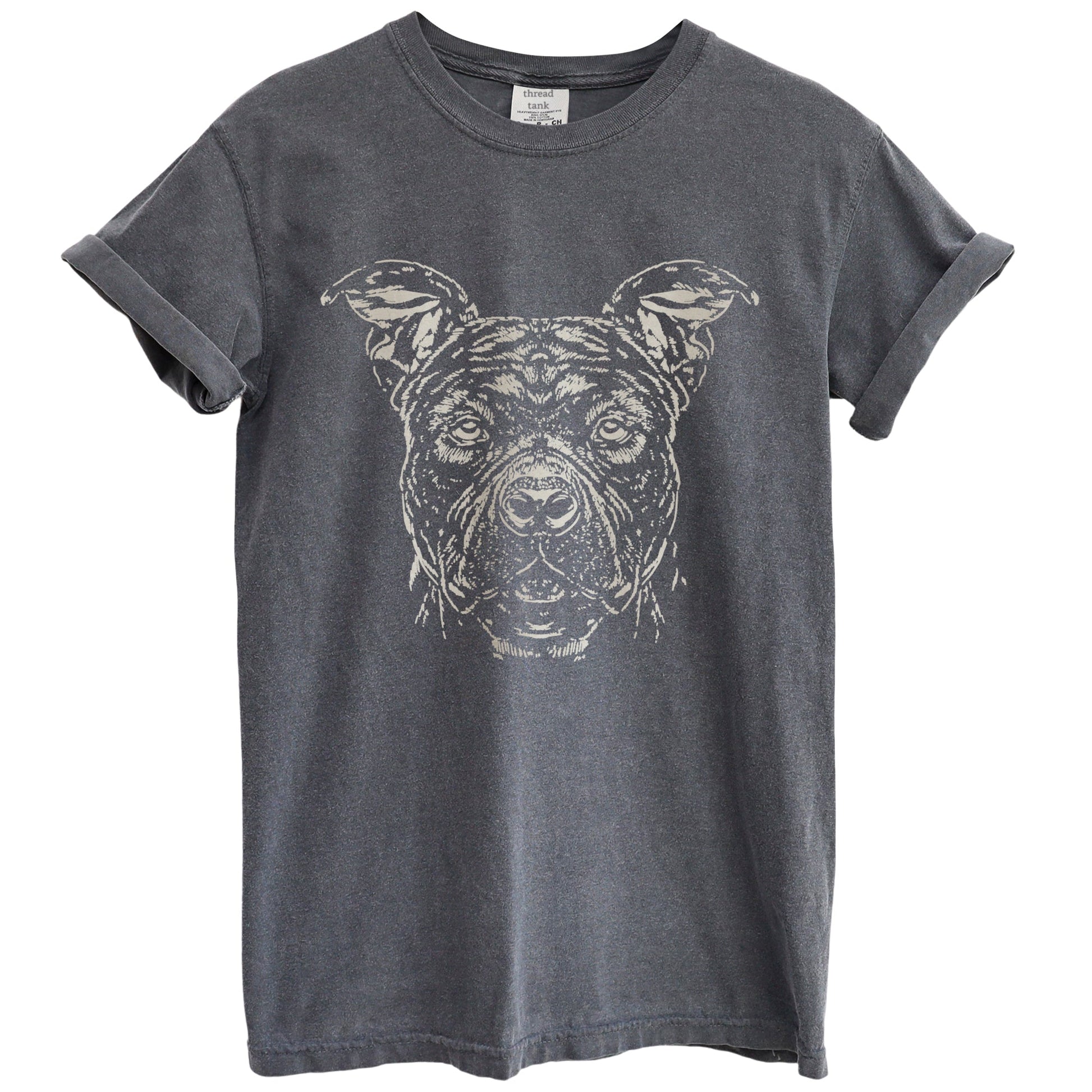 Staffordshire Dog Sketch Garment-Dyed Tee - Stories You Can Wear