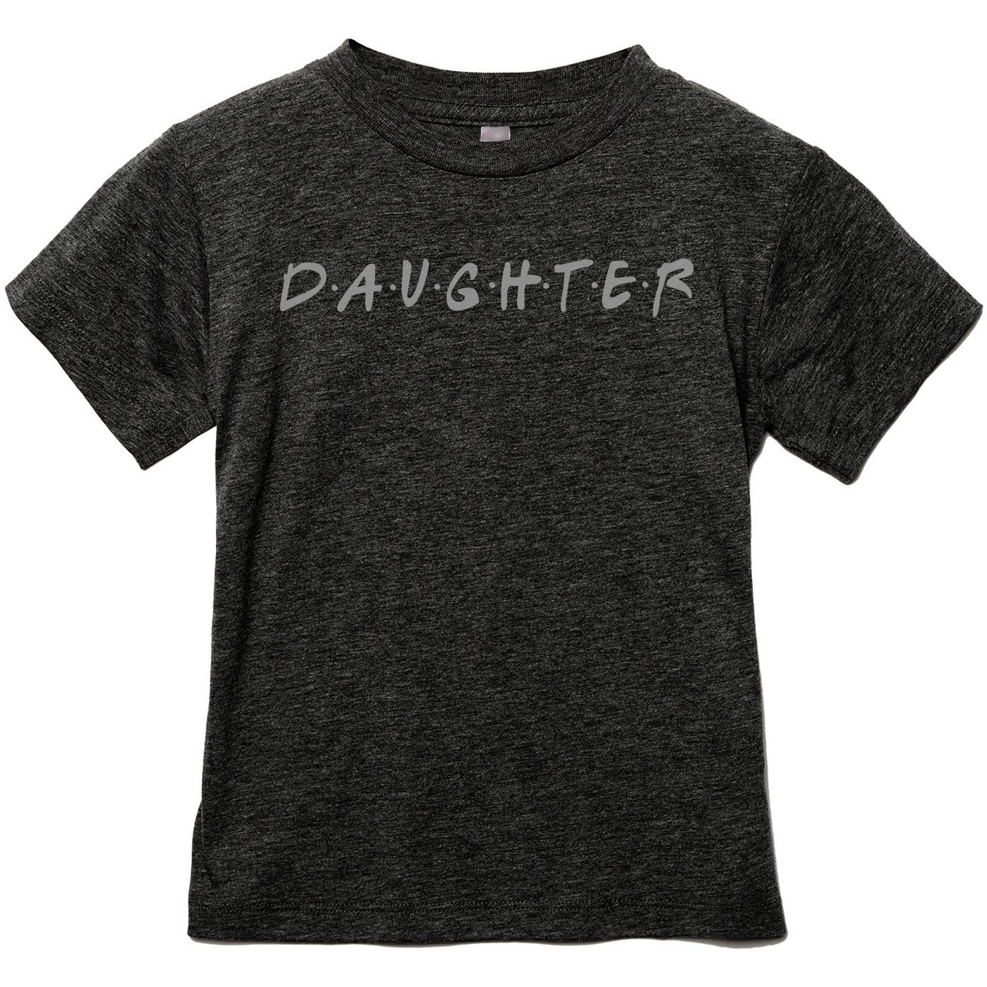 Daughter Friends Toddler's Go-To Crewneck Tee Charcoal