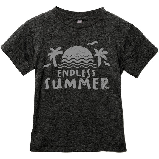 Endless Summer Toddler's Go-To Crewneck Tee Charcoal