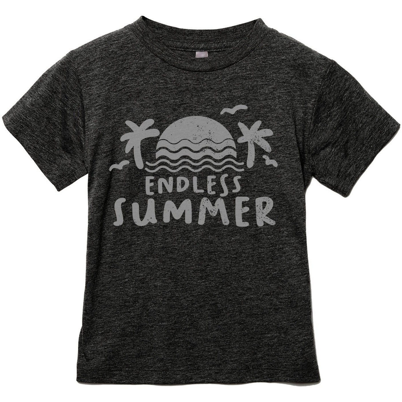 Endless Summer Toddler's Go-To Crewneck Tee Charcoal