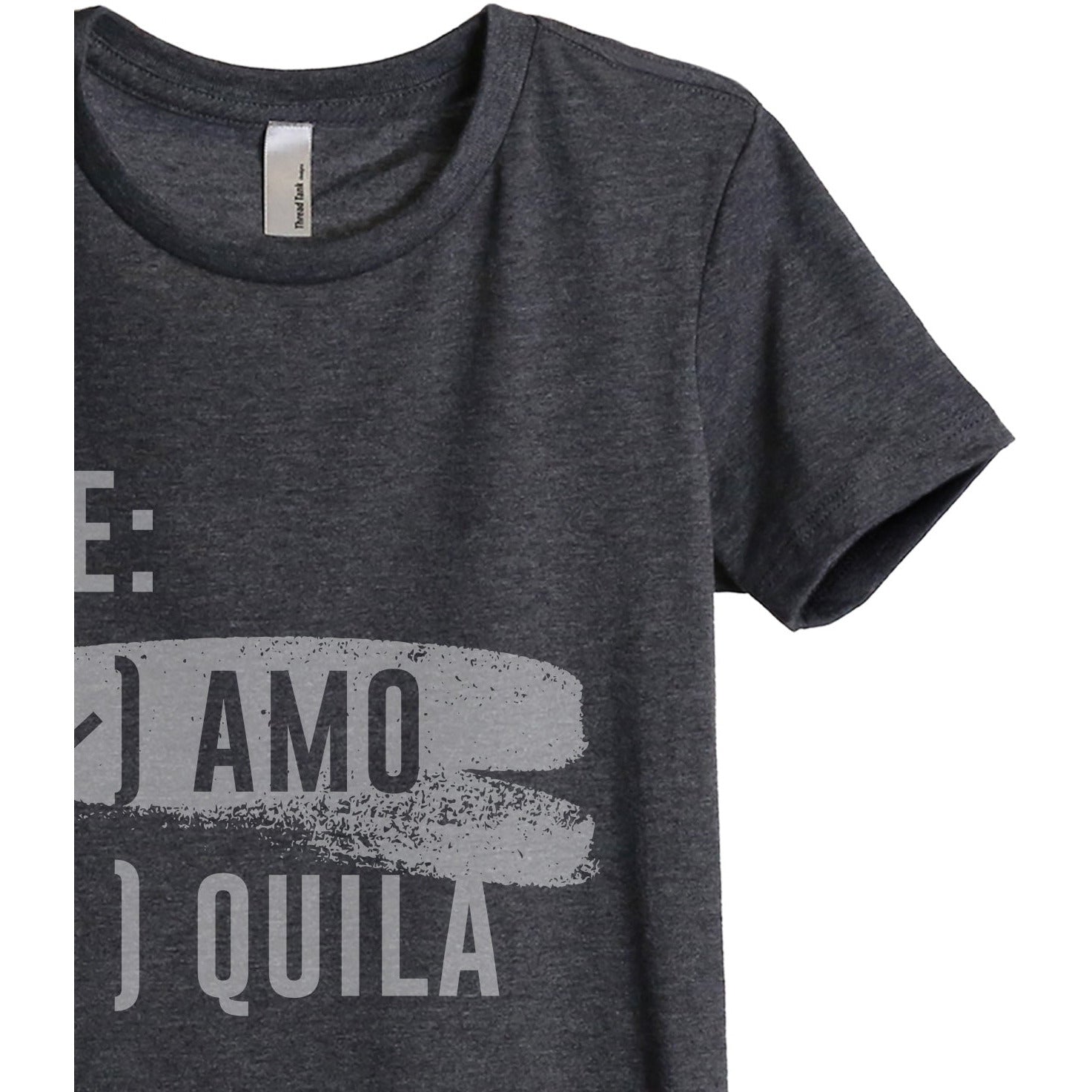 Te Amo Tequila Women's Relaxed Crewneck Graphic T-Shirt Top Tee