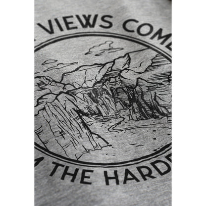 The Best Views Come From The Hardest Climbs - thread tank | Stories you can wear.