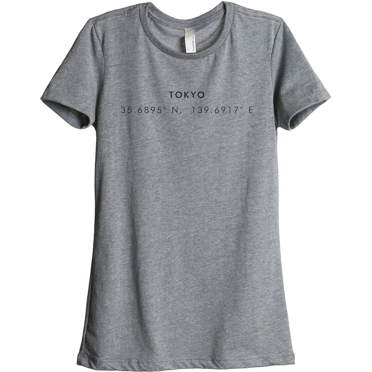 Tokyo Coordinates Women's Relaxed Crewneck Graphic T-Shirt Top Tee