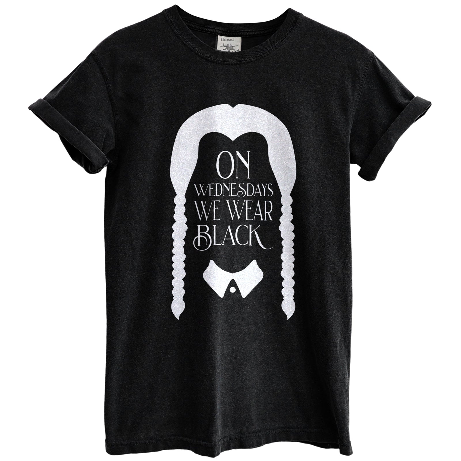 We Wear Black Garment-Dyed Tee - Stories You Can Wear
