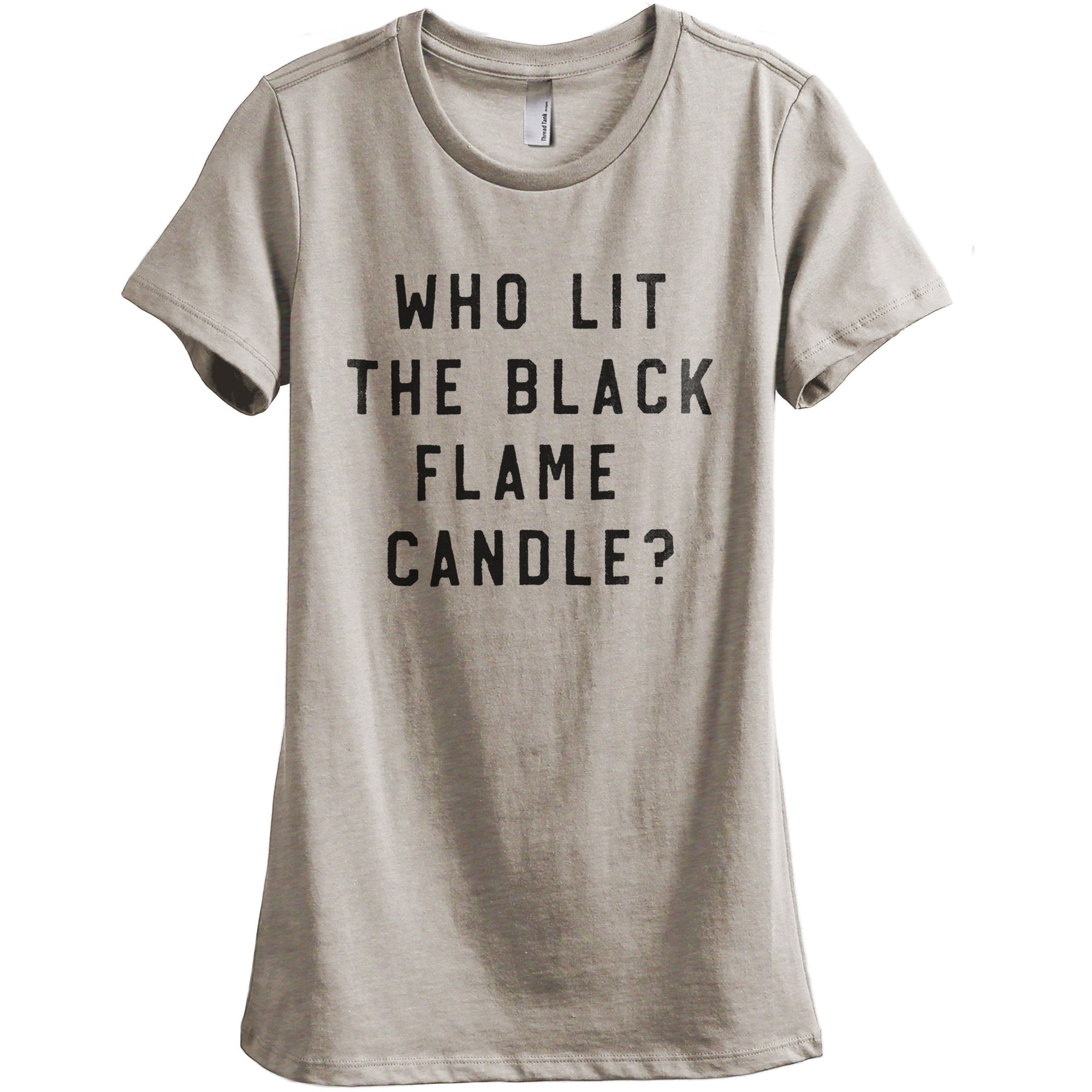 Who Lit The Black Flame Candle - thread tank | Stories you can wear.