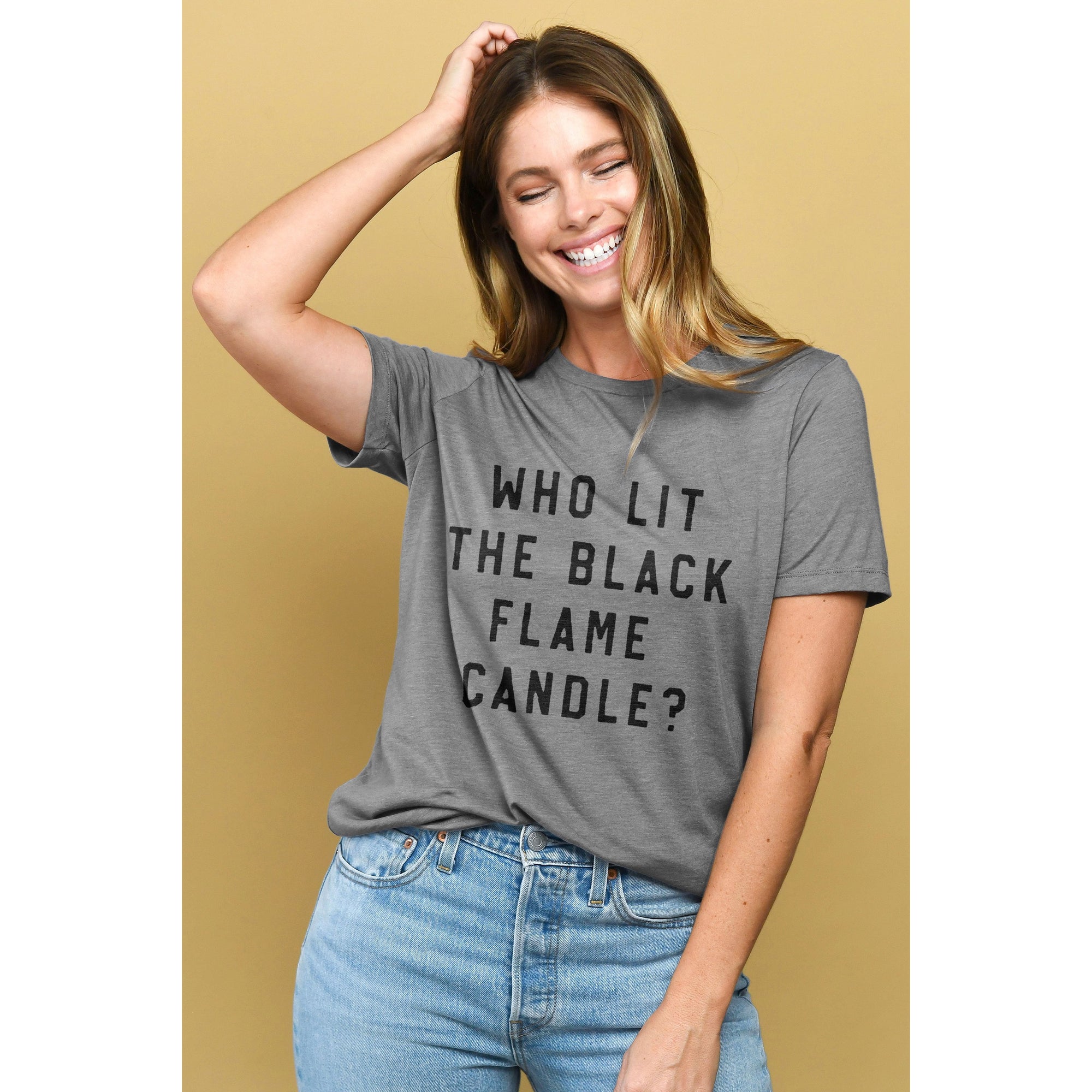 Who Lit The Black Flame Candle - thread tank | Stories you can wear.