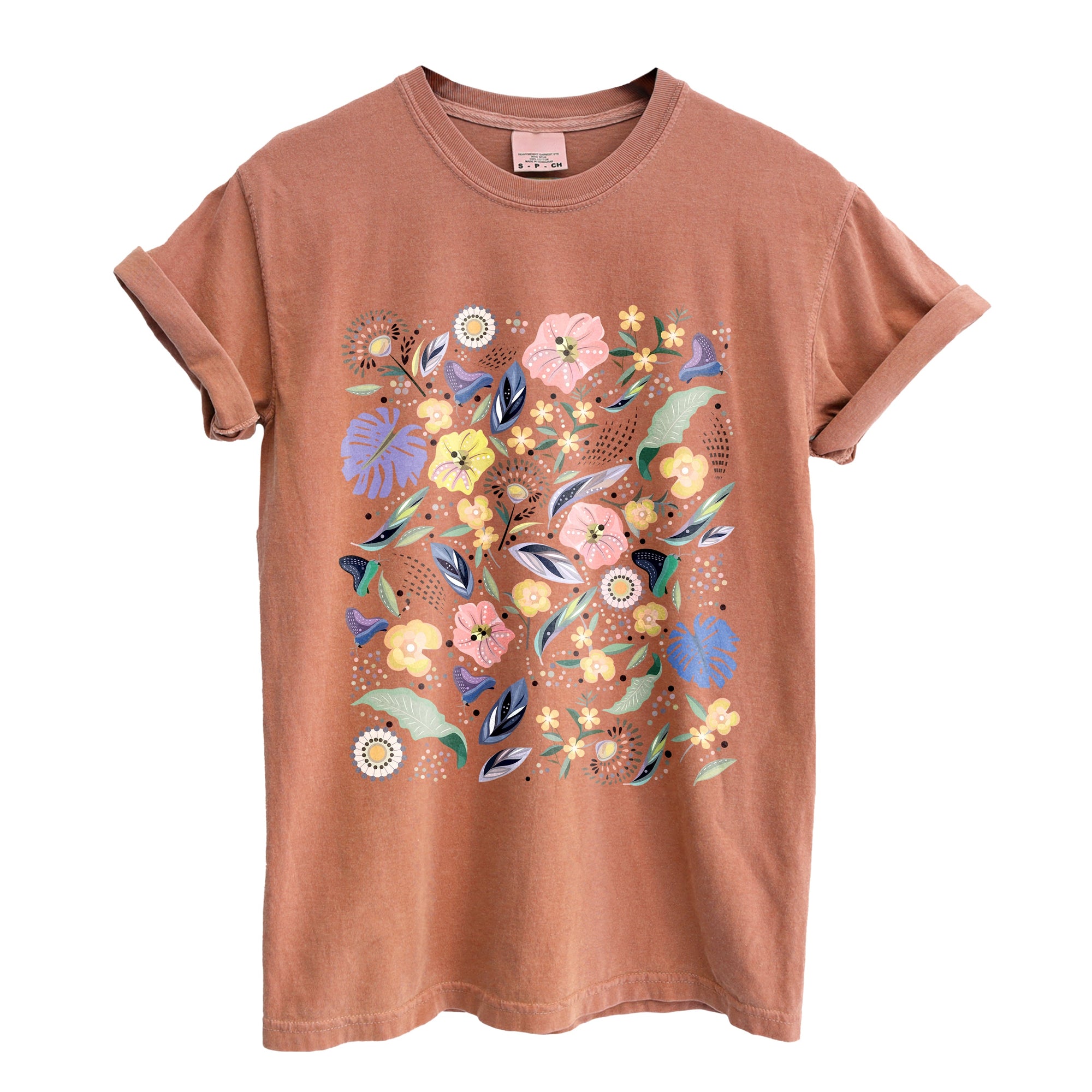 Wildflower Blossom Garment-Dyed Tee - Stories You Can Wear
