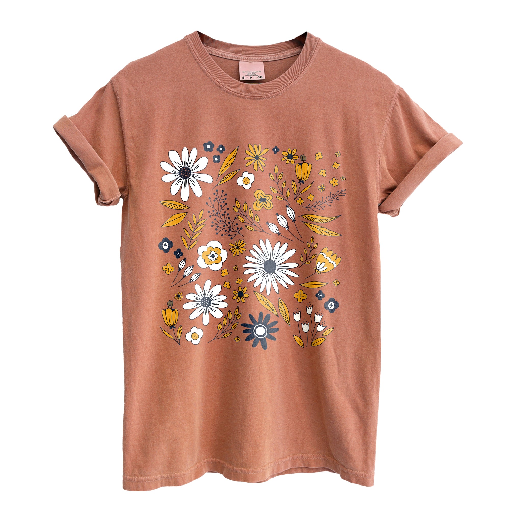 Wildflower Field Garment-Dyed Tee - Stories You Can Wear
