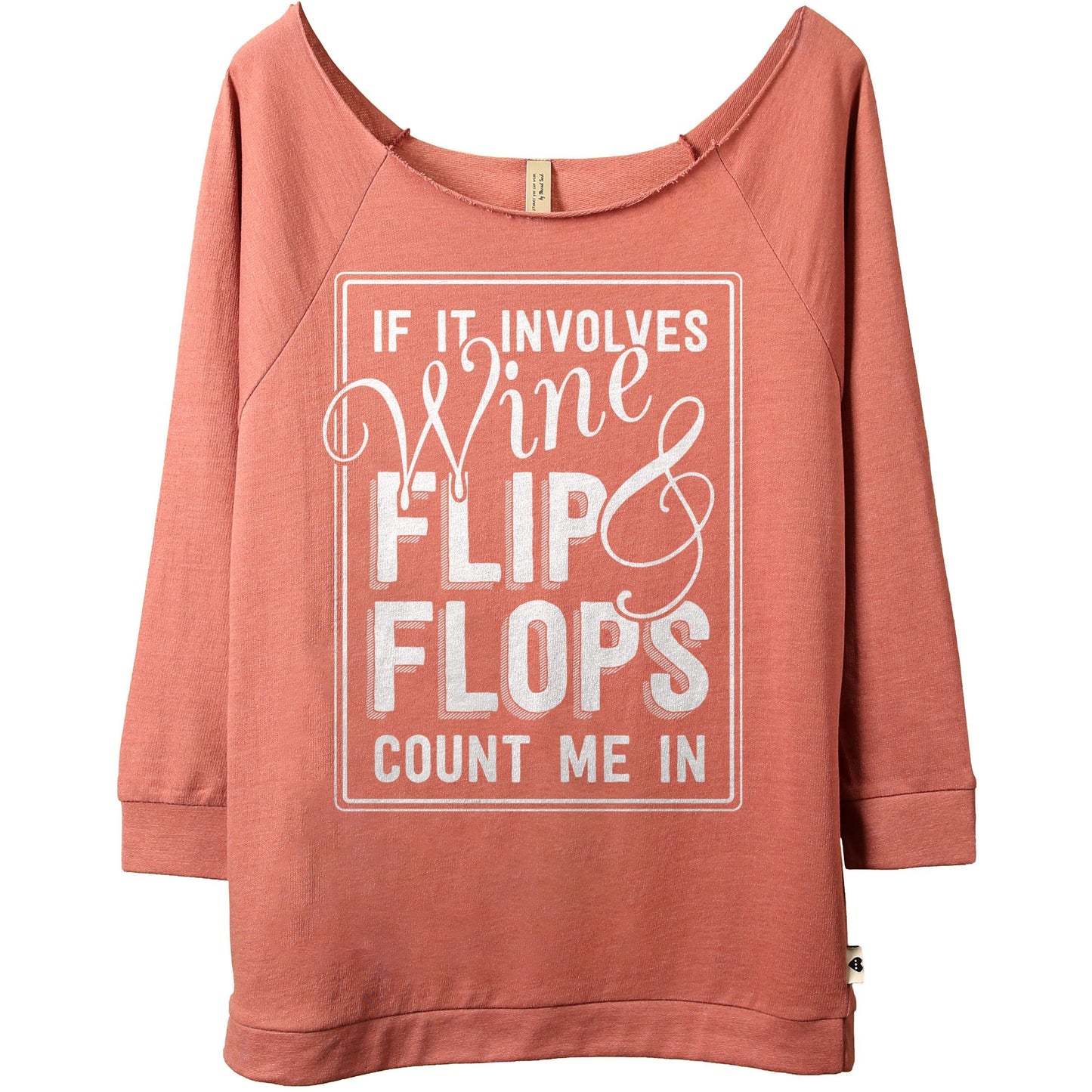 Wine And Flip Flops Count Me In - threadtank | stories you can wear