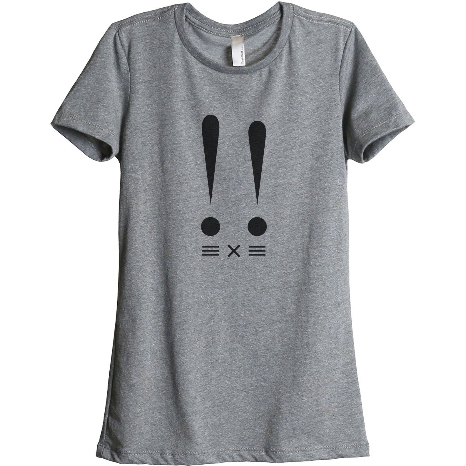Bunny Mark Women's Relaxed Crewneck Graphic T-Shirt Top Tee - Stories ...