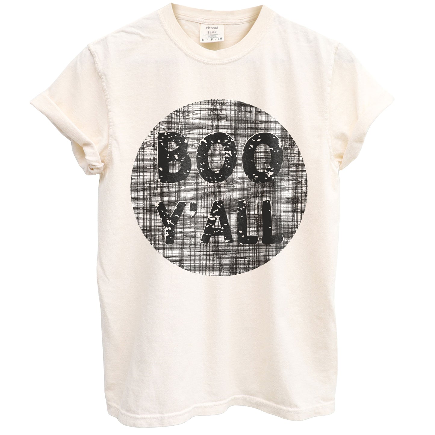 boo yall oversized garment dyed shirt