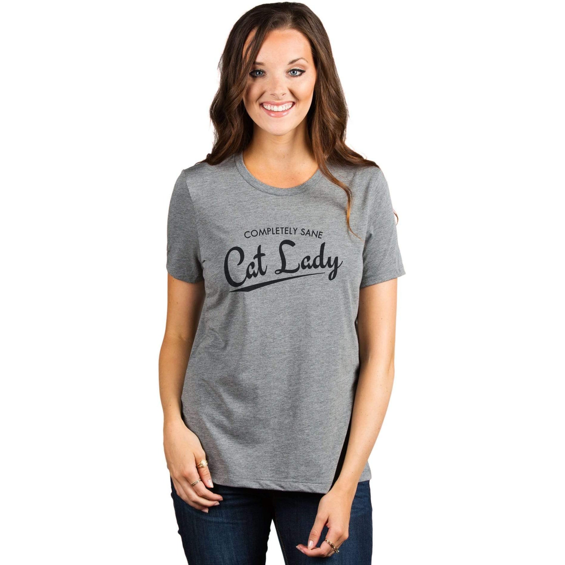 Completely Sane Cat Lady - Thread Tank | Stories You Can Wear | T-Shirts, Tank Tops and Sweatshirts