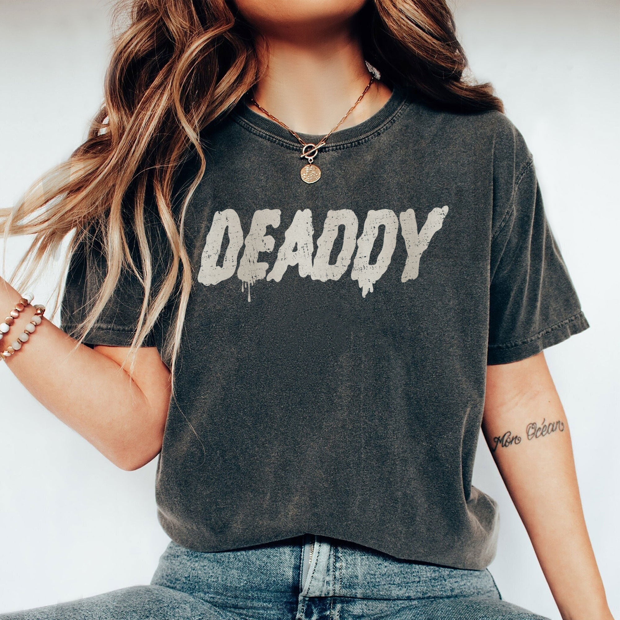 deaddy oversized garment dyed shirt