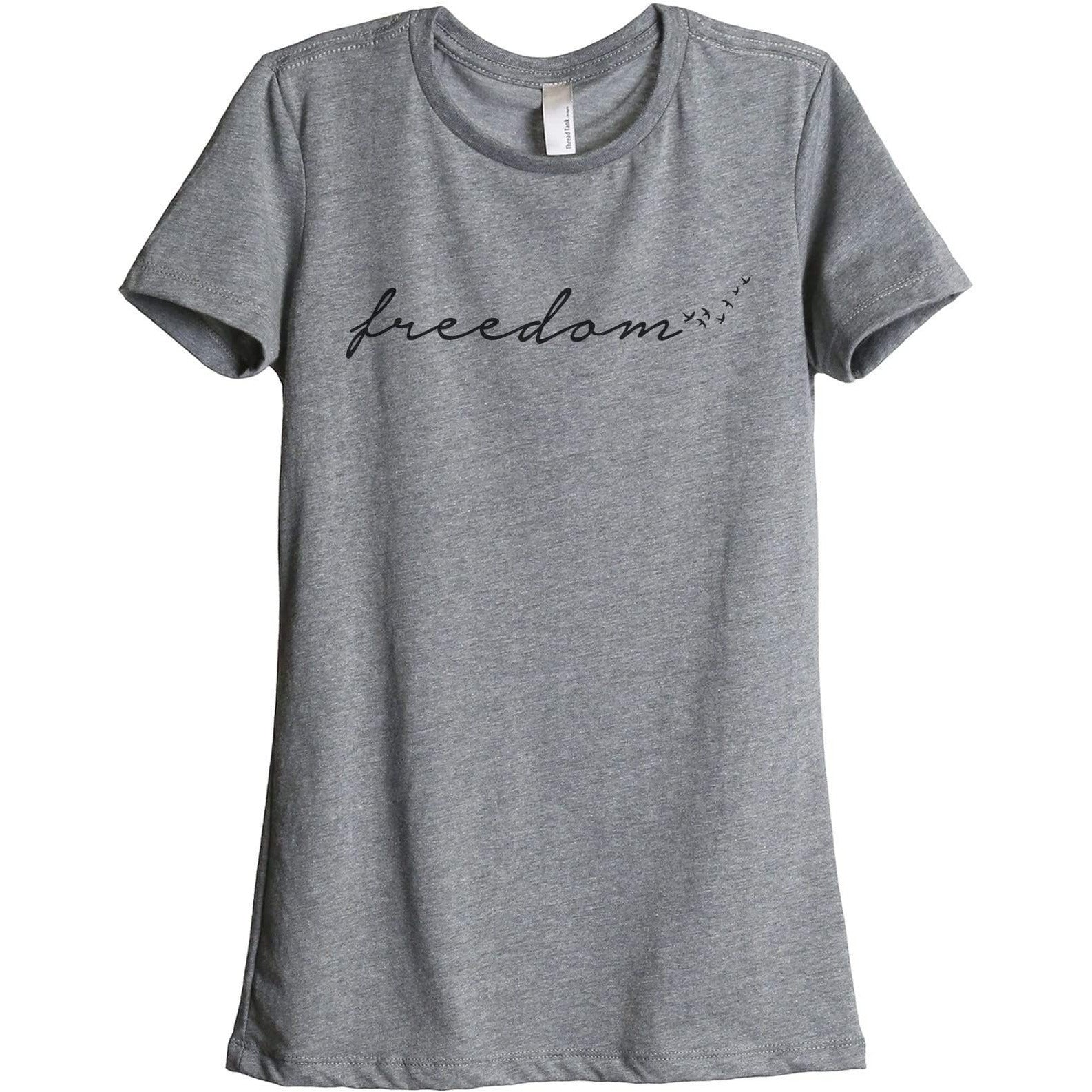 Freedom Script - Thread Tank | Stories You Can Wear | T-Shirts, Tank Tops and Sweatshirts