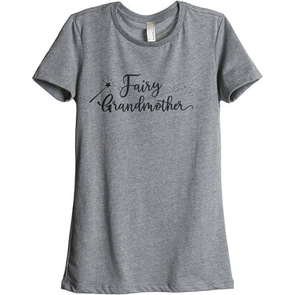 Fairy Grandmother Women's Relaxed Crewneck T-Shirt Top Tee Heather Grey