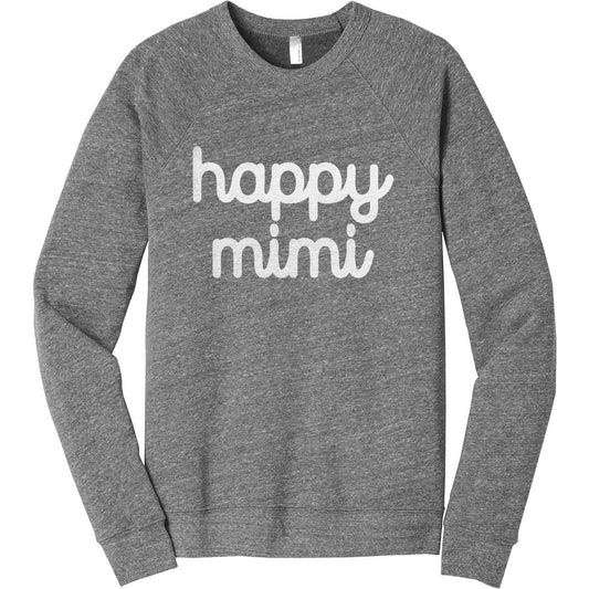 Happy Mimi Women's Cozy Fleece Longsleeves Sweater Heather Grey Closeup Details