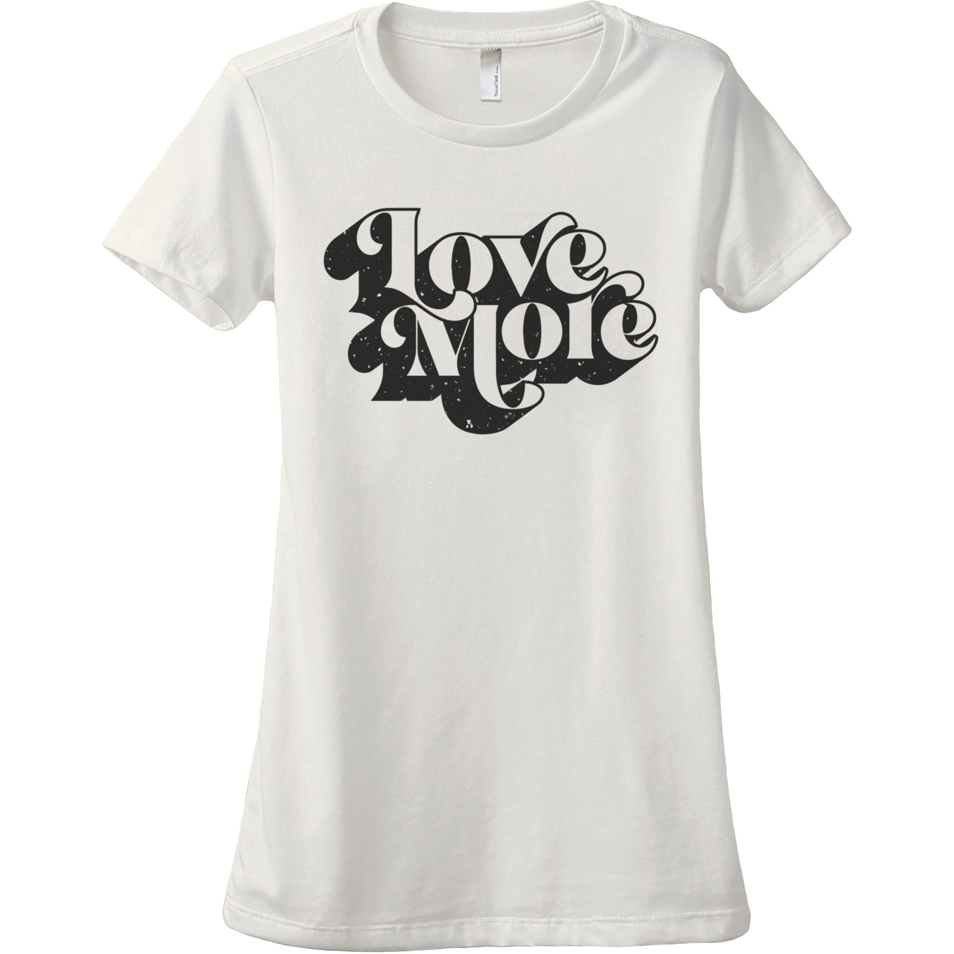 Love More Women's Relaxed Crewneck Graphic T-Shirt Top Tee – Stories ...